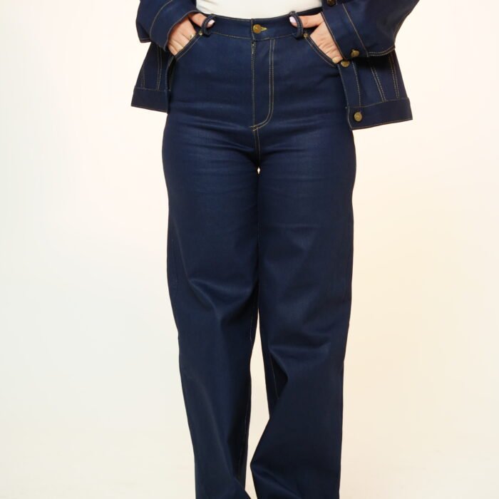 👖 Timeless Pants – Wide Denim Elegance