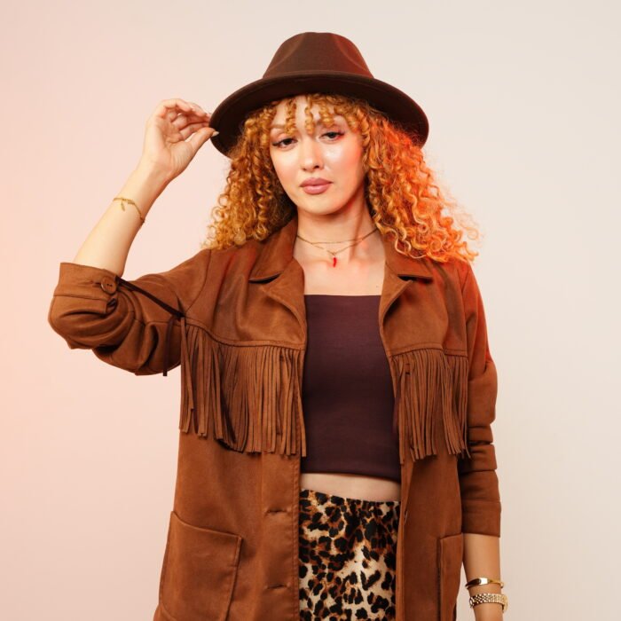 🧥 Soft Touch Jacket – Veste Courte en Daim